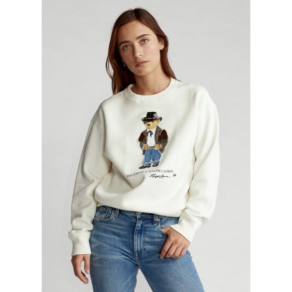 Polo Ralph Lauren Sweaters - Polo Ralph Lauren Cowboy Polo Bear Sweatshirt - Sm
